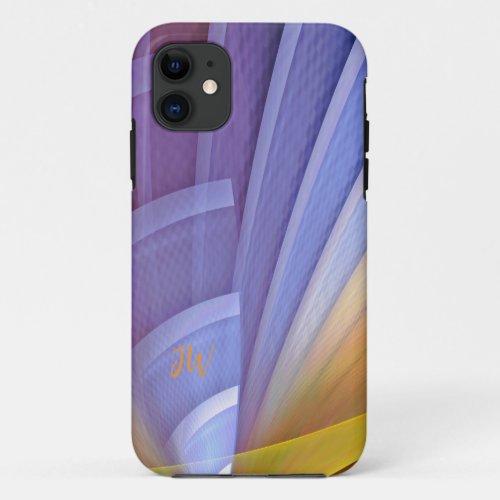 twisted light and patterns iPhone 11 case