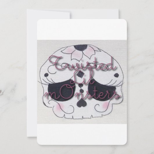 Twisted Lil mOnster PostCard Collection (Back)