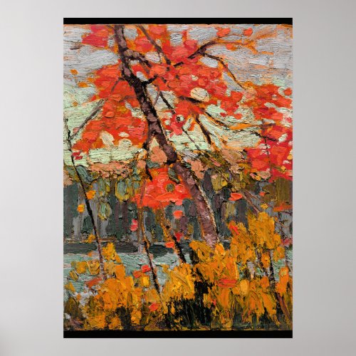 Twisted Maple fine art painting Poster