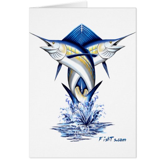 Twisted Marlins Jumping (Front)