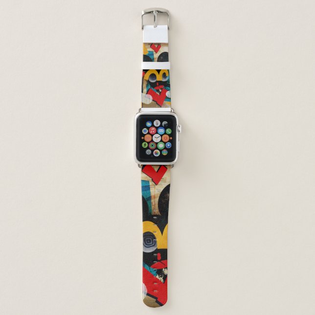 Twisted Mickey Apple Watch Band (Front)