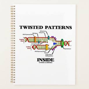 Twisted Patterns Inside DNA Replication Humor Planner