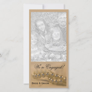 Twisted Pearls Engagement Announcement Photocard