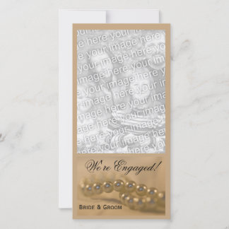 Twisted Pearls Engagement Announcement Photocard