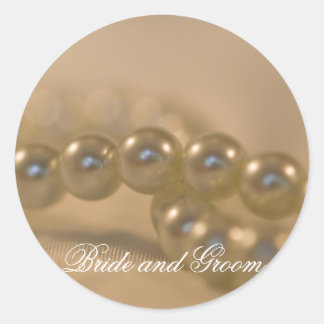 Twisted Pearls Wedding Envelope Seal