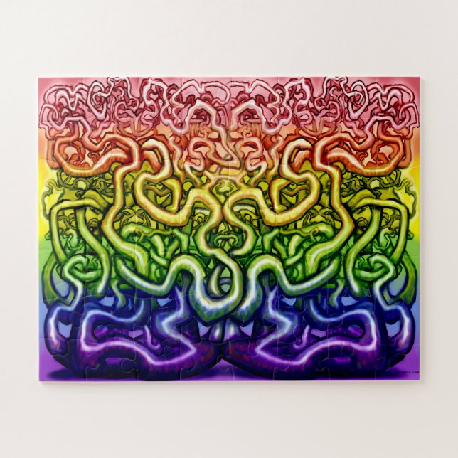 Twisted Rainbow Jigsaw Puzzle (Horizontal)