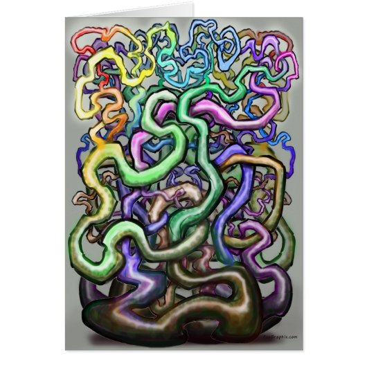 Twisted Rainbow Vines Cards (Front)