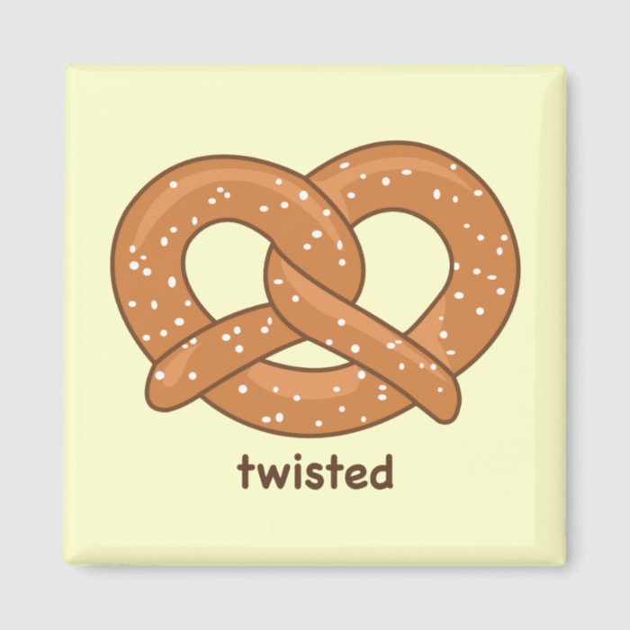 Twisted Refrigerator Magnet