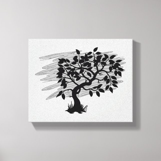 Twisted Sapling Canvas Print (Front)