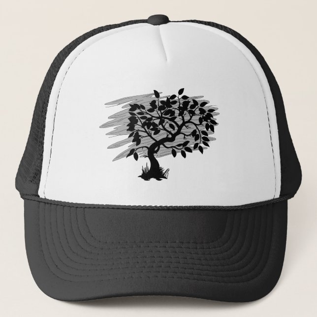 Twisted Sapling Trucker Hat (Front)