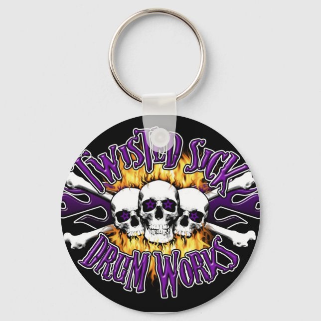 TWISTED SICK KEY RING (Front)