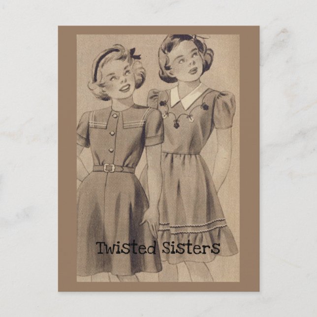 Twisted Sisters Postcard (Front)