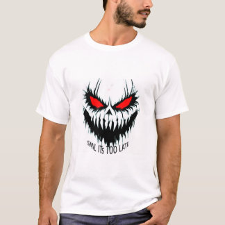 Twisted Smile – Creepy Grinning Face Horror T-Shir T-Shirt