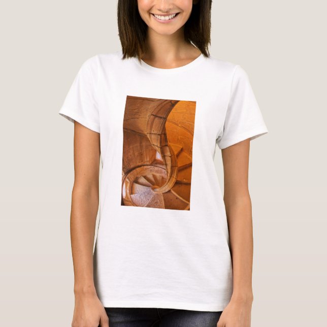 Twisted Spiral Staircase, Portugal T-Shirt (Front)