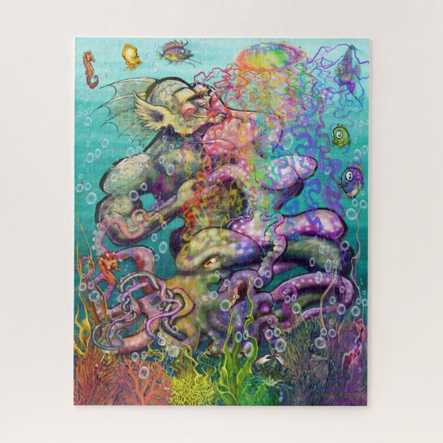 Twisted Tentacles Jigsaw Puzzle (Vertical)