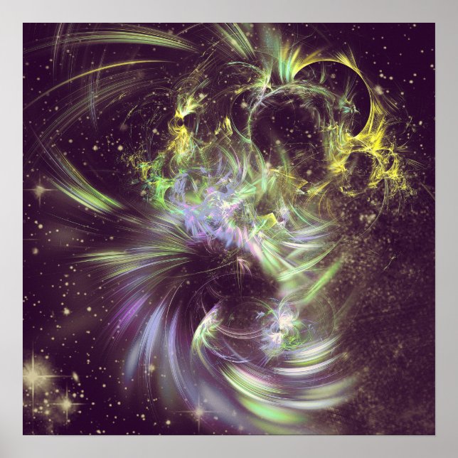 Twisted Time - Black Hole Effects Canvas Print (Front)
