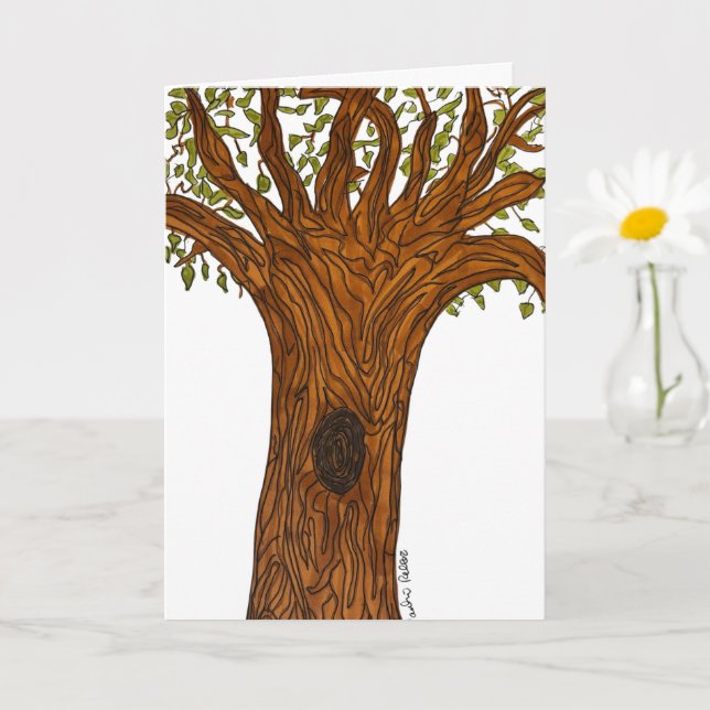 Twisted Tree  Card (Small Plant)