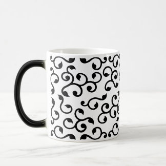 Twisted tree trunks design color morph mug