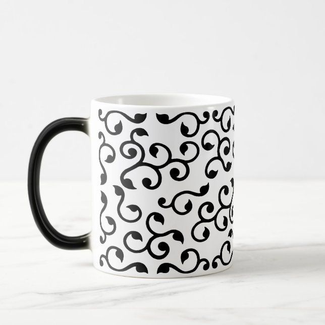 Twisted tree trunks design color morph mug  (Left)