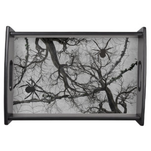 Twisted Vines and Spider Halloween  Serving Tray