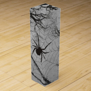Twisted Vines and Spider Halloween Wine Box