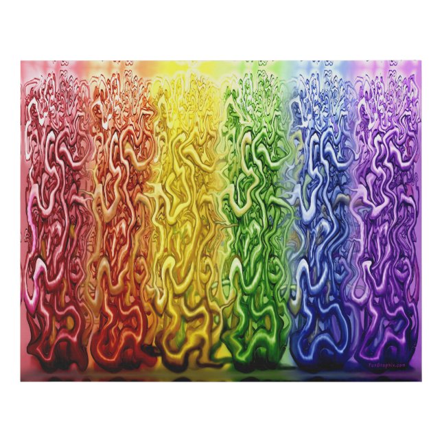 Twisted Vines Faux Canvas Print (Front)
