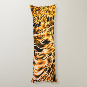 Twisted with a light shade of coral to gold body pillow