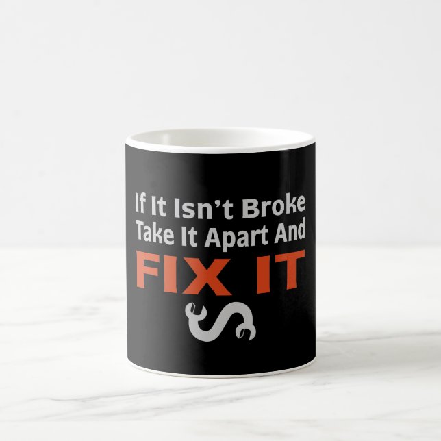 Twisted Wrench - FIX IT Coffee Mug (Center)