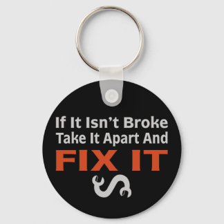 Twisted Wrench - FIX IT Keychain