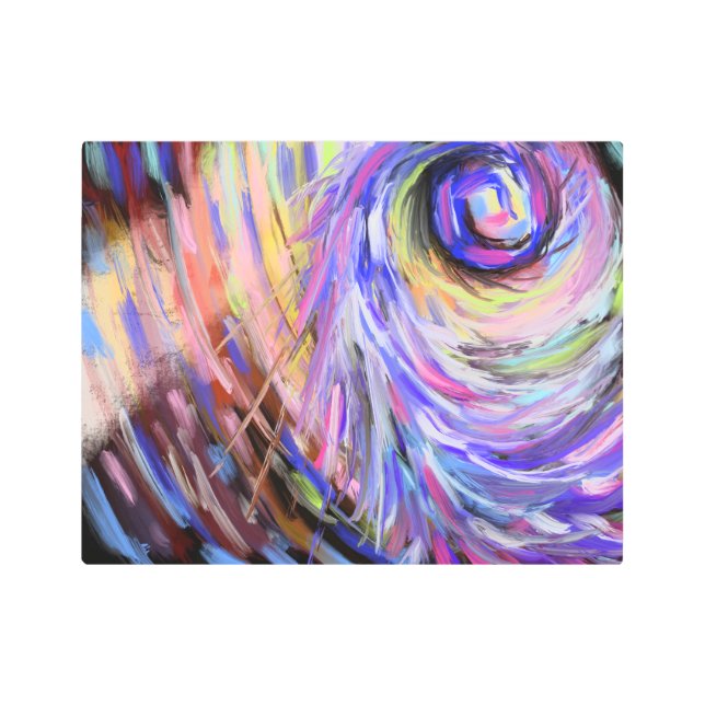 Twisting Metal Print (Front)