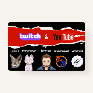 Twitch and youtube creator badge(Jackal_Z) Badge