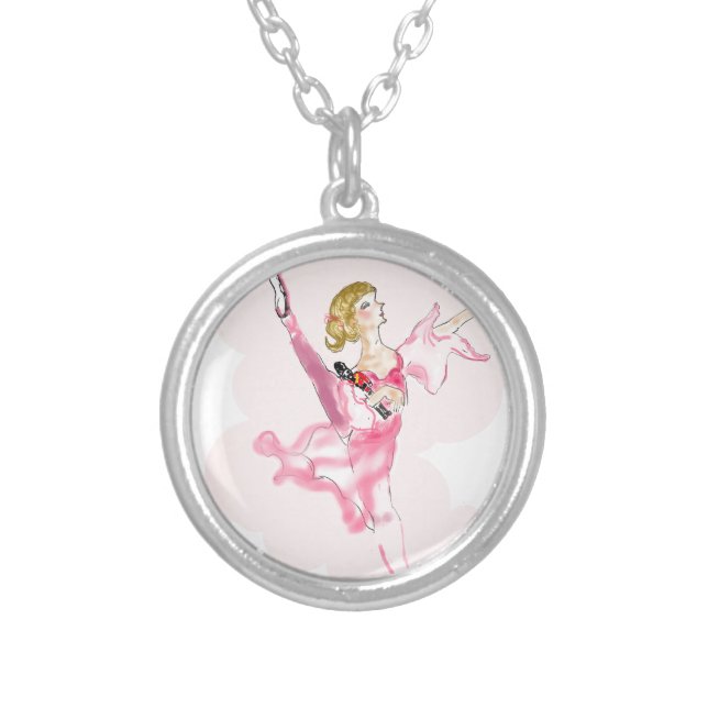Twitt Nutcracker Ballet 2015 Latida Collection Silver Plated Necklace (Front)