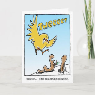 Twitter Bird Birthday Card