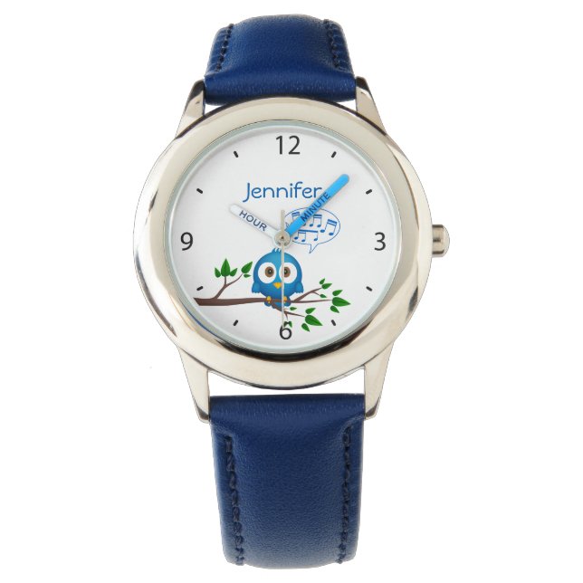 Twitter bird singing name kids watch (Front)