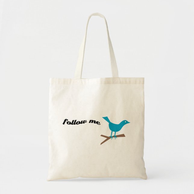 Twitter Blue Bird Follow Me Bag (Front)