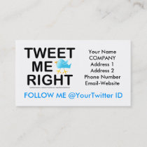 Twitter Business Card