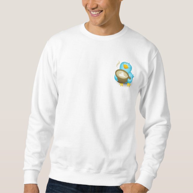Twitter Coffee Bird Sweatshirt (Front)