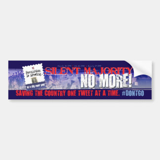Twitter #dontgo Bumper Sticker