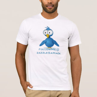Twitter Follow Me @ Your User Name T-Shirt