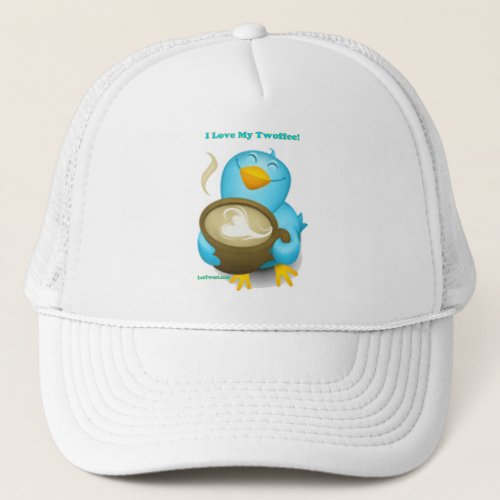Twitter ID I Love My Twoffee Gifts Apparel Trucker Hat