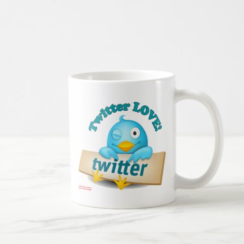 Twitter LOVE ApparelGifts  Collectibles Coffee Mug