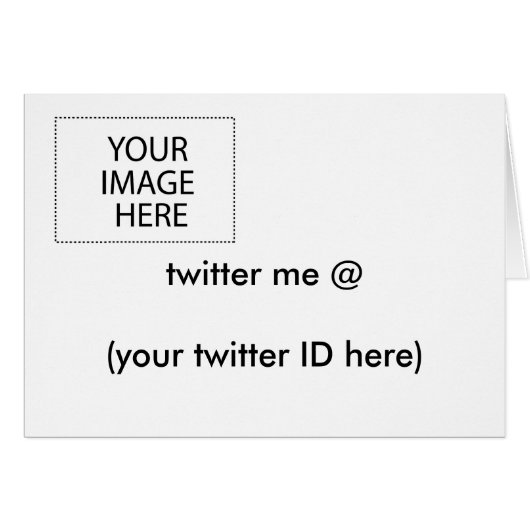 twitter me @ (your twitter ID here) The MUSEUM (Front Horizontal)