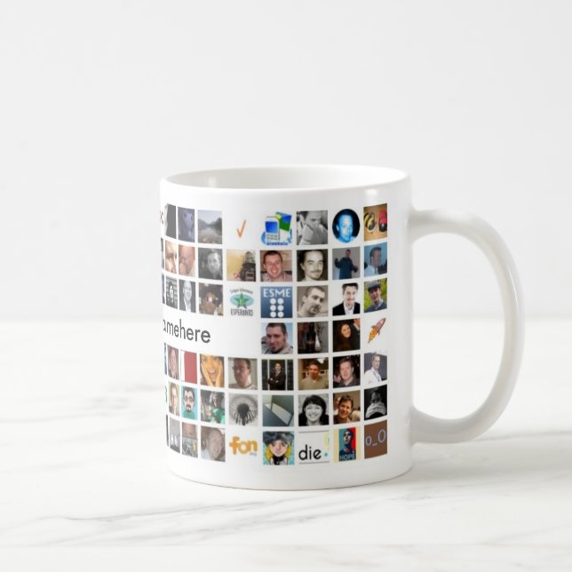 Twitter Mosaic Mug - Customized (Right)