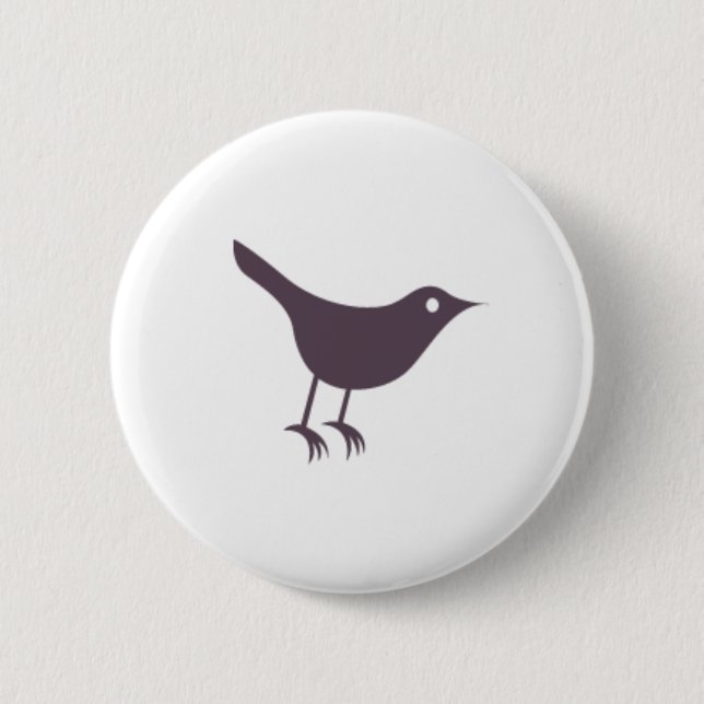 Twitter Pinback Button (Front)