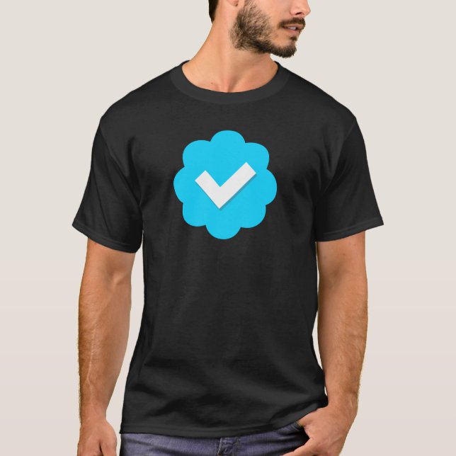 Twitter Verified Badge T-Shirt (Front)