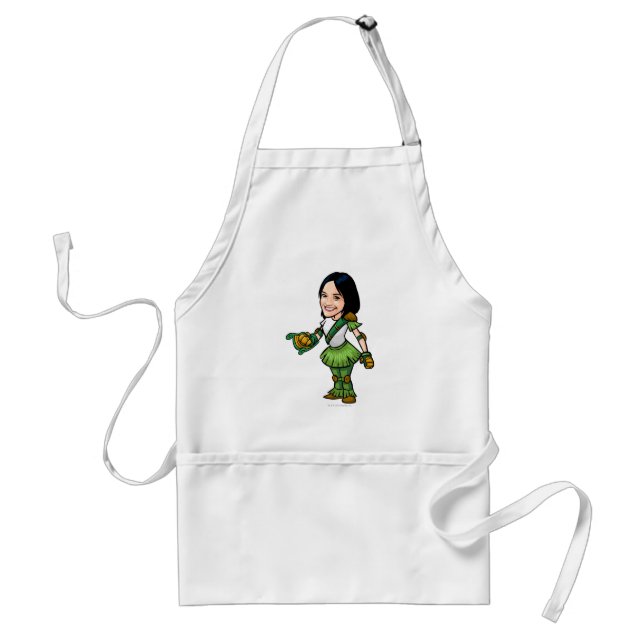 Twitterpate Mystery Island Staff Player Adult Apron (Front)