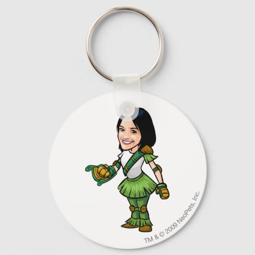 Twitterpate Mystery Island Staff Player Keychain