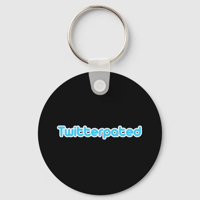 Twitterpated Keychain (Front)