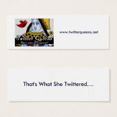 TwitterQueens, www.twitterqueens.net (Front & Back)