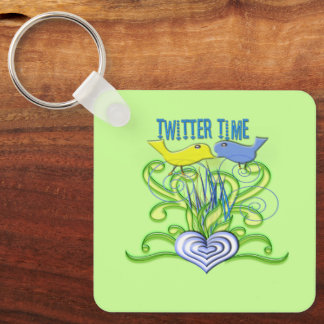 TwitterTime Keychain
